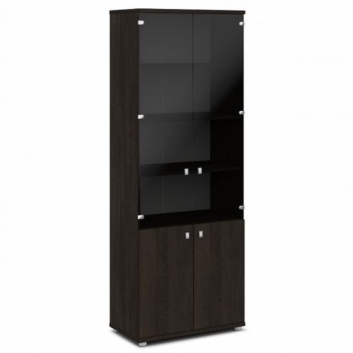 Шкаф со стеклом высокий 820×440×2195 V-634