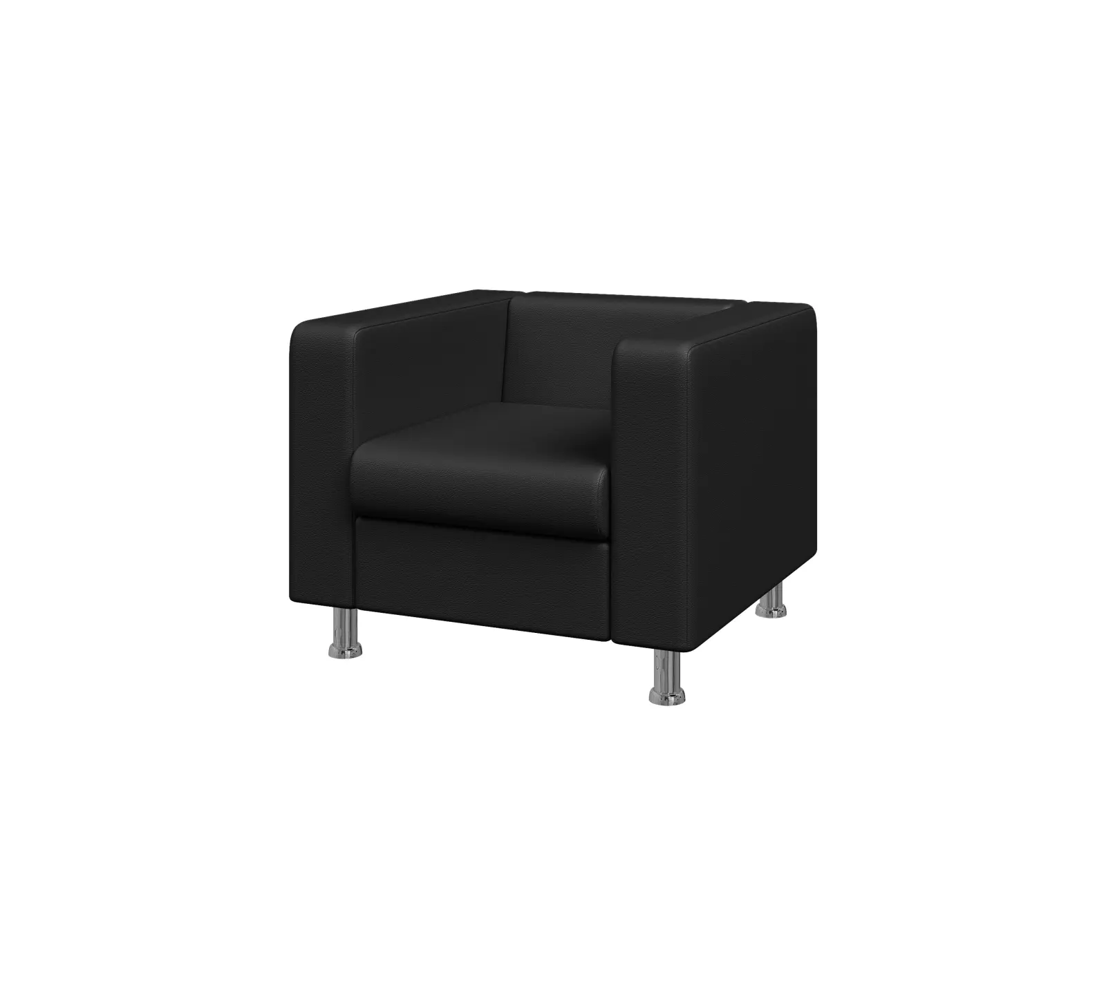 Кресло Алекто (Ecotex 3001) чёрный