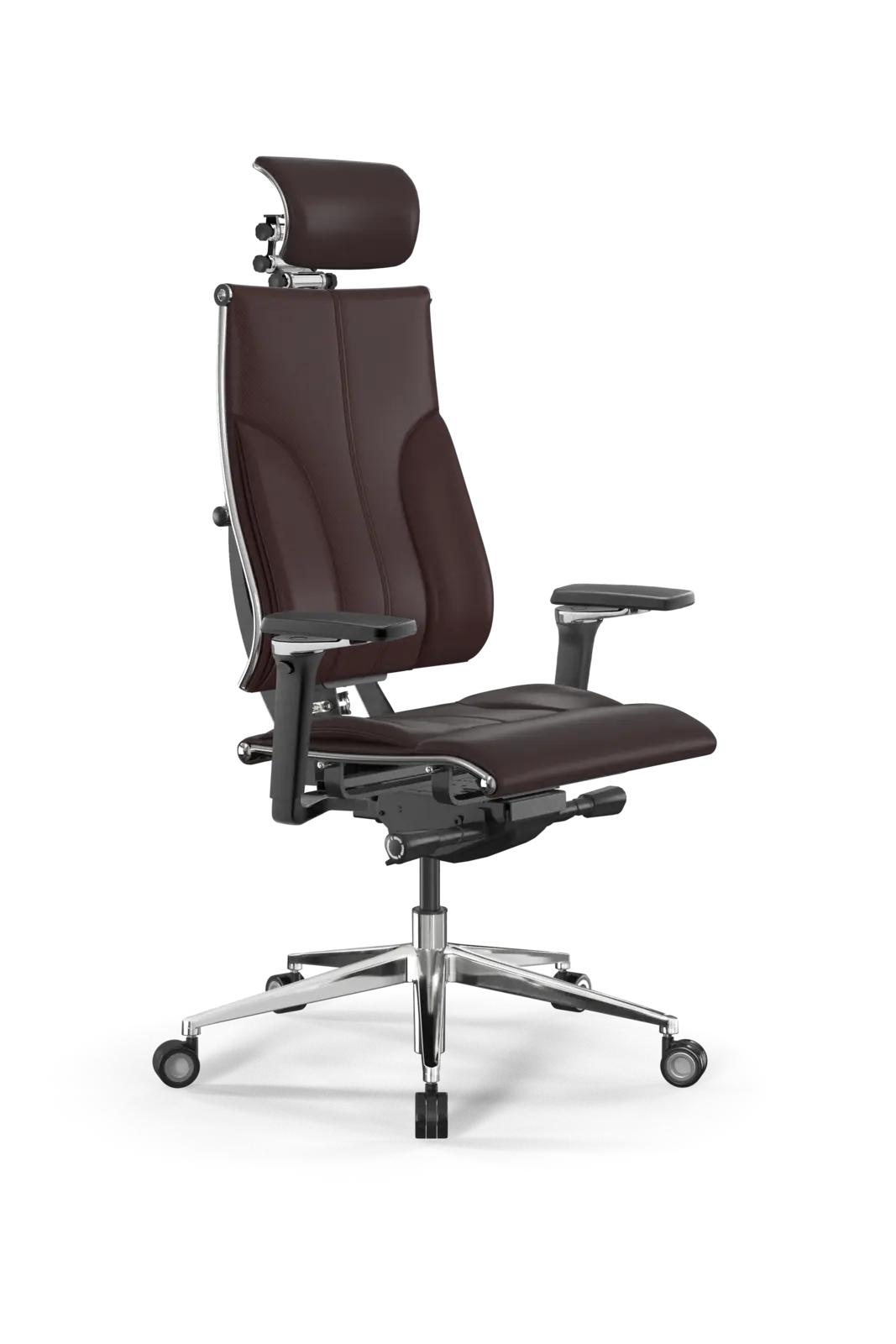 Кресло "ЙОГА / YOGA" 4DF B2-10D - Infinity /Kc06/Nc06/D15P/H13mL-3D(M26.B35.G25.W04) (Темно-коричневый)