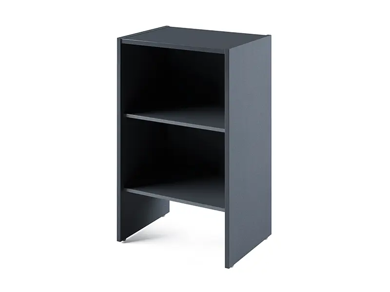 Стеллаж низкий I-65 600*440*970 (Ш*Г*В) Антрацит