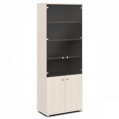 Шкаф со стеклом высокий 820×440×2195 V-634